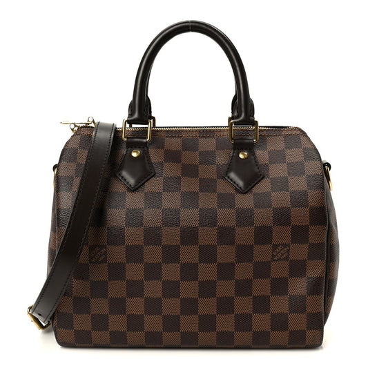 Damier Ebene Speedy Bandouliere 25