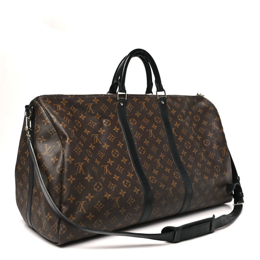 Monogram Macassar Keepall Bandouliere 55
