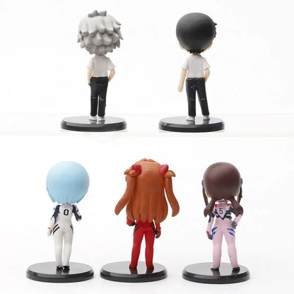 5pcs EVA Ayanami Rei Action Figure