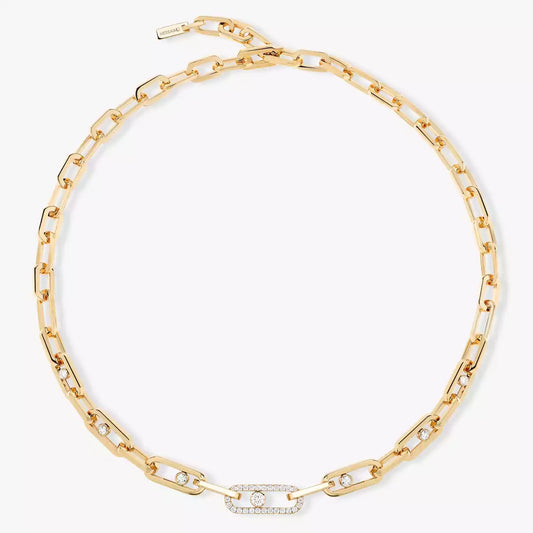 Messika Move Link Diamond Necklace